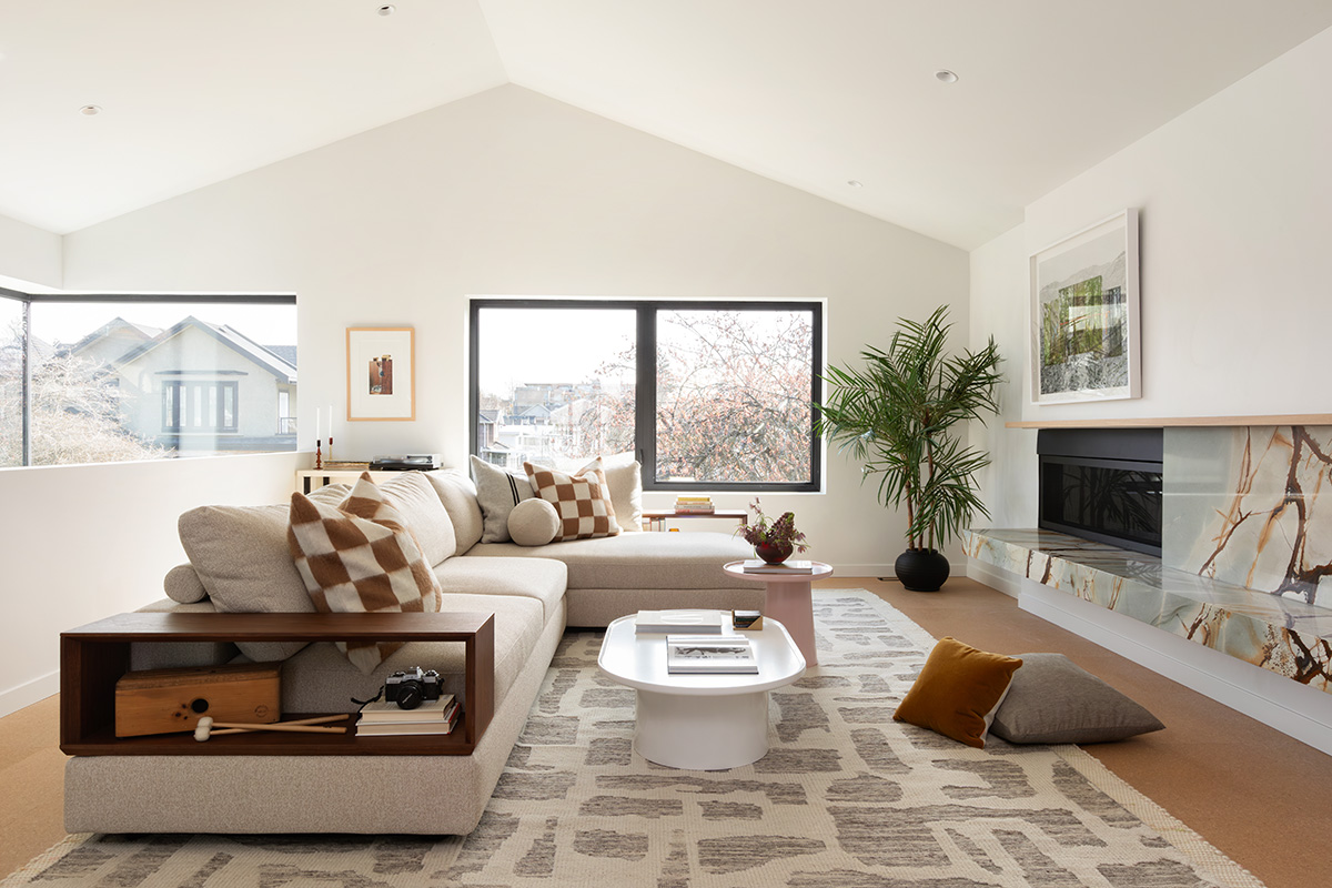 A King Trade partnership with design studio Schédio and its founder, transforming a dated house into a playful home for a young family.