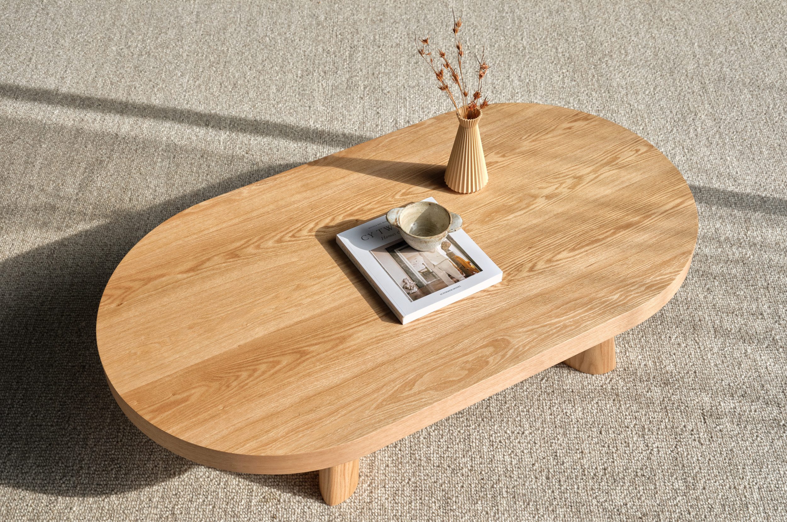 Heritage Oval Coffee Table Large King Living
