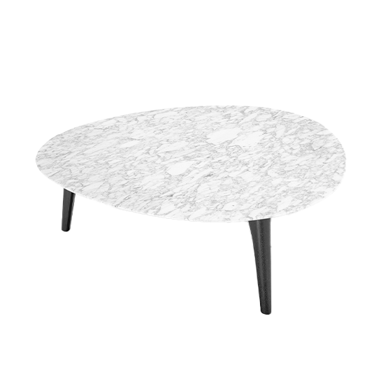 Crescent Marble Coffee Table