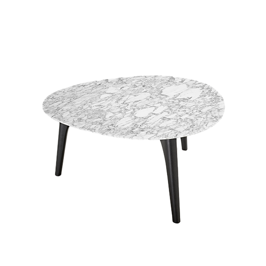 Crescent Marble Coffee Table