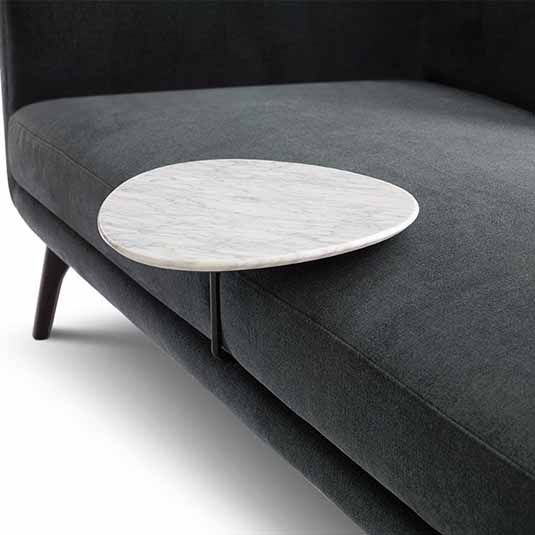 King Boulevard Platform Table Marble