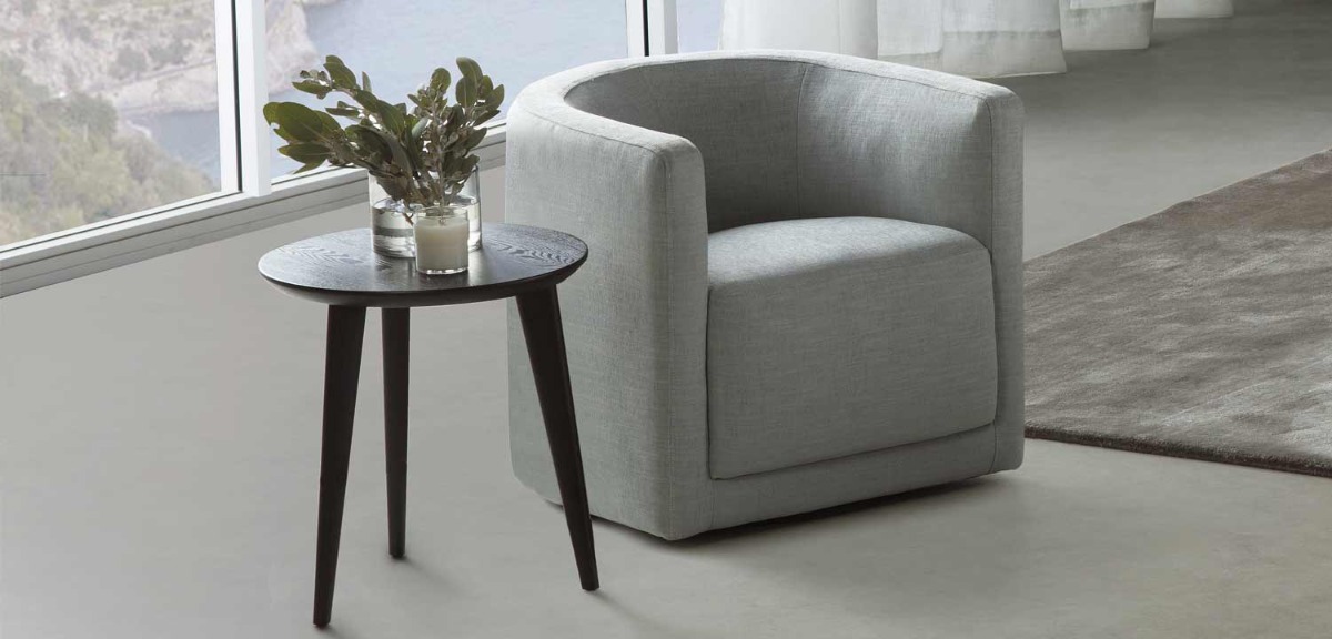 Oliver Tub Chair Swivel King Living