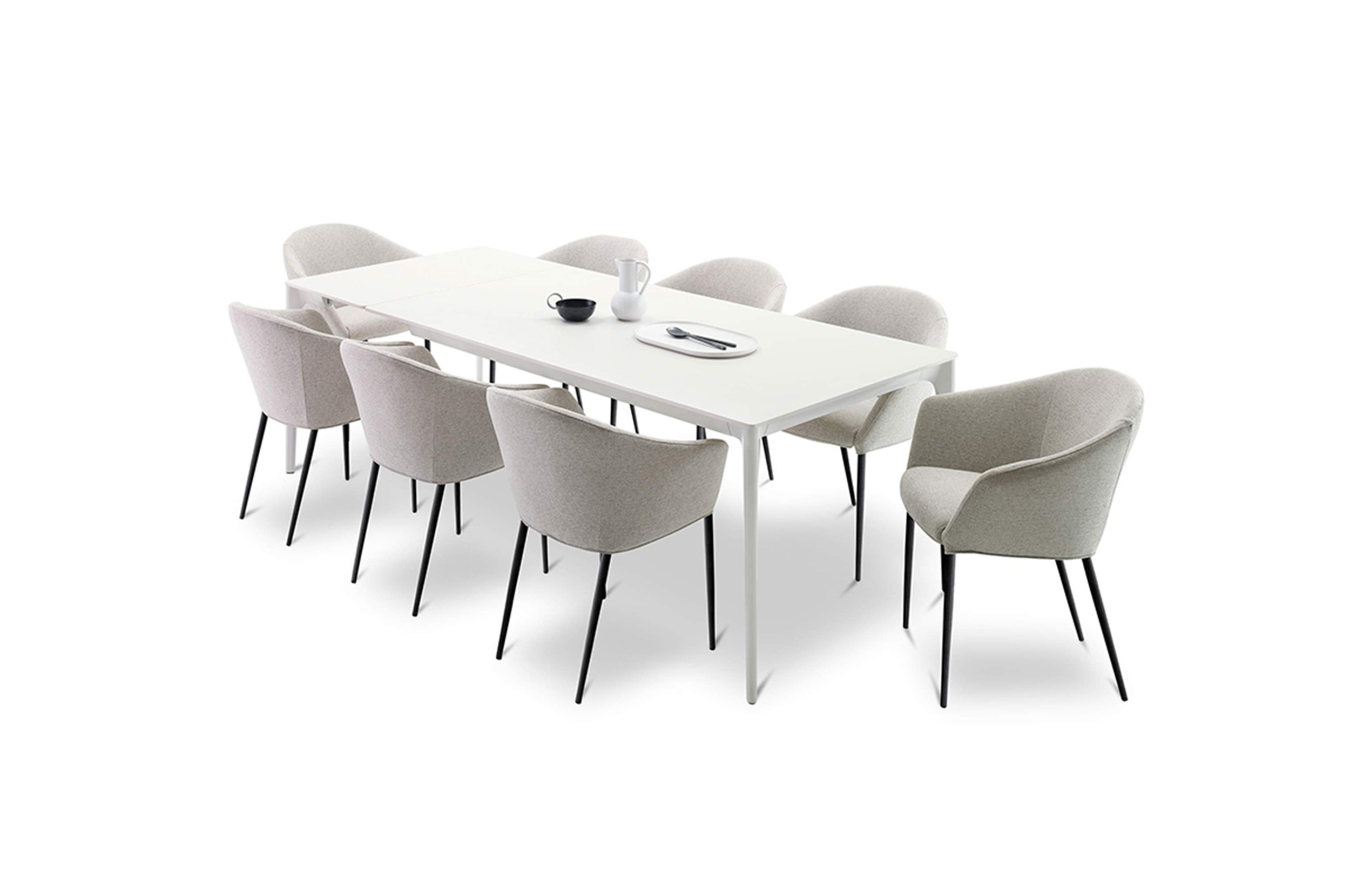 Quay Dining Chair Set of 8 King Living