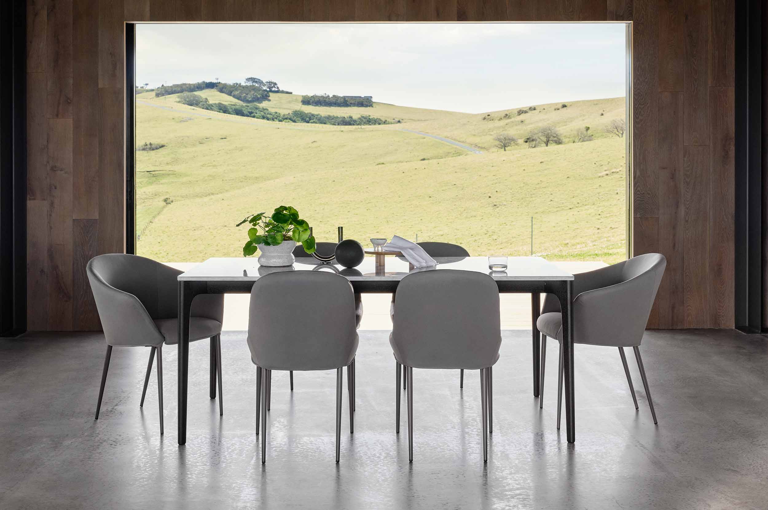Quay Marble 6 Seater Dining Table