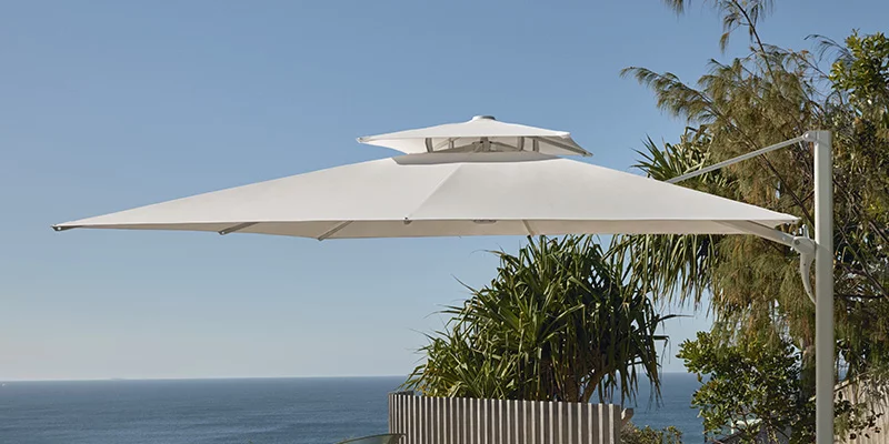 giant patio umbrellas canada FIM P24 Cantilever Umbrella resistant and fade Outdoor Umbrellas