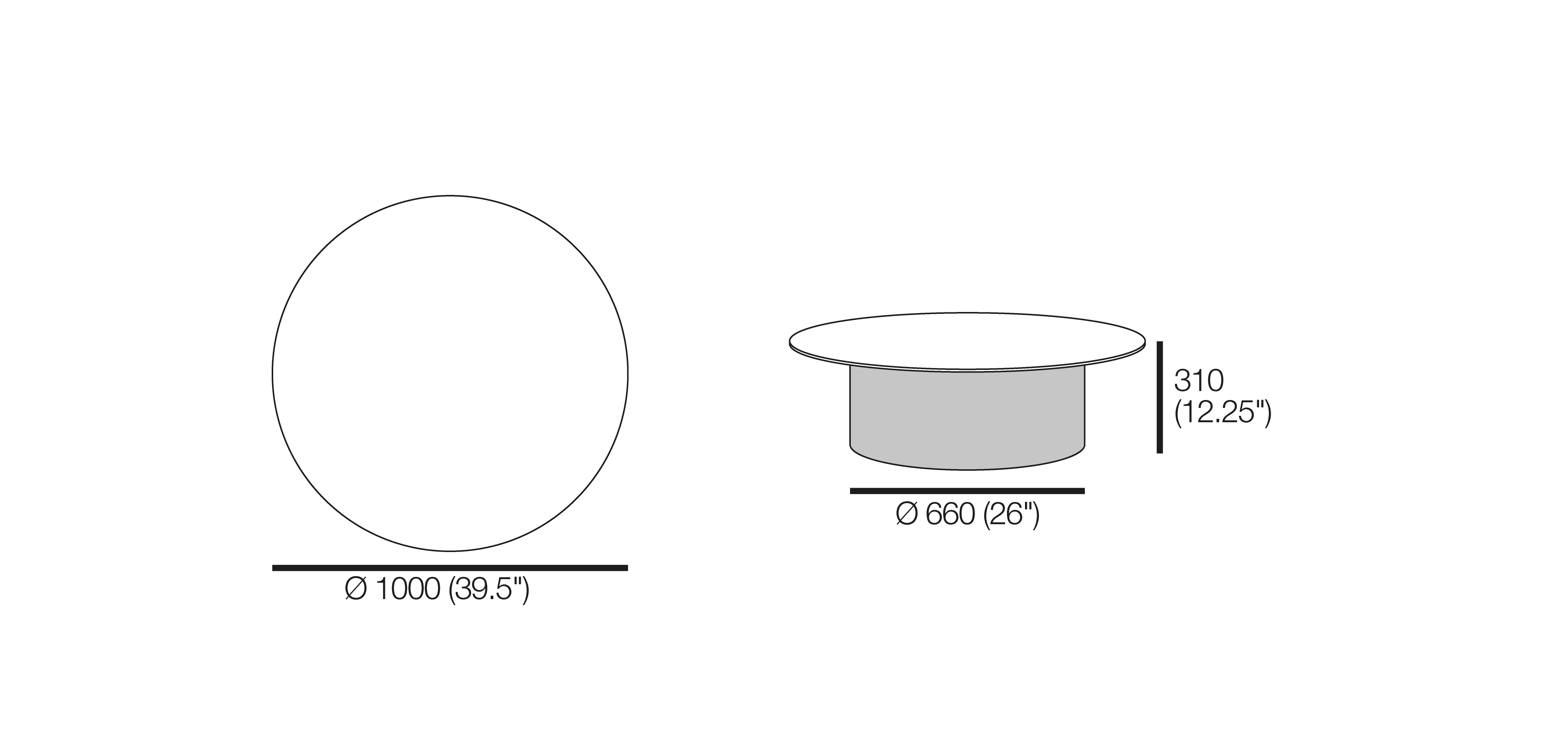 Oasis Outdoor Pedestal Coffee Table Waterfall King Living