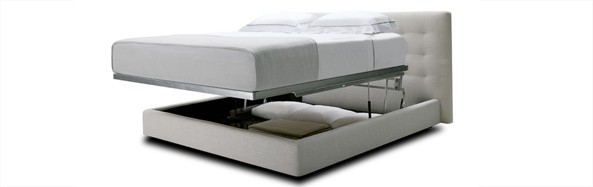 king single bed frame with storage